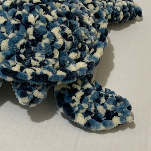 Sea Turtle Handmade Crocheted Soft Plush Stuffed Turtle - Picture 6 of 15